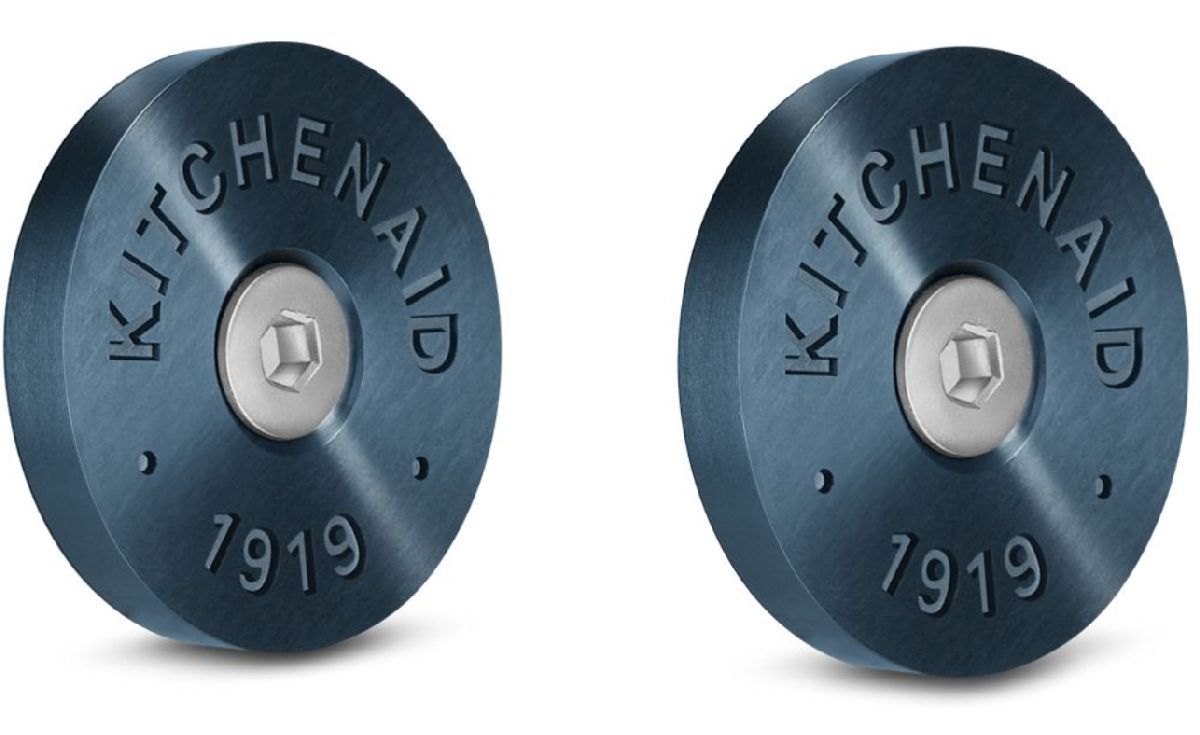 KitchenAid® Commercial Style Dark Blue Range Handle Medallion Kit