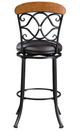 Homelegance® Benson Black Pub Swivel Chair-4