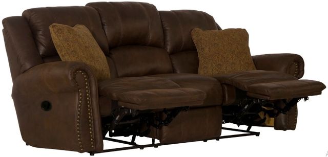 Catnapper® Pickett Walnut Reclining Sofa -1