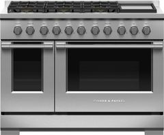 Fisher & Paykel Series 7 48" Stainless Steel Pro Style Liquid Propane Gas Range