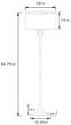 Coaster® Elmira Gold Floor Lamp-1