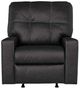 Benchcraft® Barlin Mills Carbon Manual Rocker Recliner-2