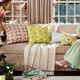 Laura Park Designs English Garden Lady Di Yellow 14"x36" Pillow-1