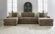 Benchcraft® Camellia-Court 4-Piece Coffee U-Shape Sectional and Double Chaise-1