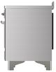 Ilve® Majestic III 48" Stainless Steel Pro Style Induction Range with Triple Glass Door and Chrome Trim-4