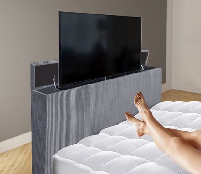 Furniture of America® Sumter Gray Queen Panel Bed-3
