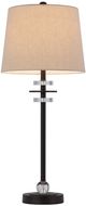 Cal® Lighting & Accessories Sitka 2-Piece Black Buffet Lamp Set-1