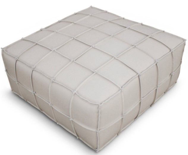 Mazin Furniture Bahia Light Gray Ottoman-1