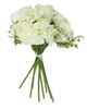 A & B Home White 14" Rose and Hydrangea-0