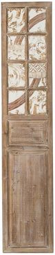 A & B Home Brown/Cream Decorative Panel-0