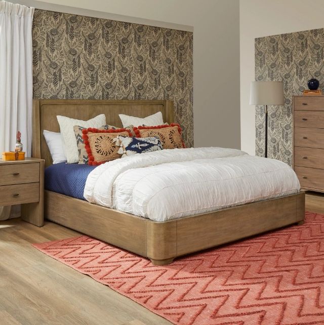 Flexsteel® Normandy Driftwood King Panel Bed-1