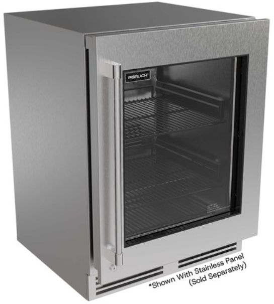Perlick® G5 ADA 24" 4.5 Cu. Ft. Panel Ready Built-In Glass Door Under the Counter Refrigerator-0