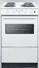 Summit® 20" White Slide-In Electric Range-0