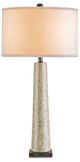 Currey & Company Epigram Polished Concrete/Aged Steel Table Lamp-0