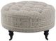 ACME Furniture Upendo Gray Ottoman with Casters-3