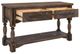International Furniture Direct Dutton Caramel Brown Console-2