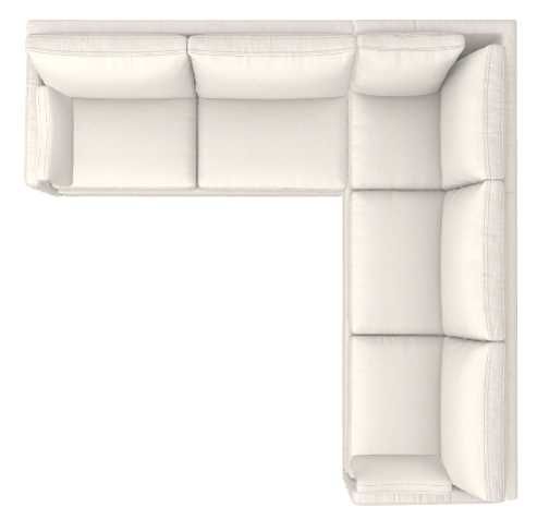 La-Z-Boy® Wilmette 2-Piece Oat Sectional-3
