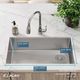 Elkay Crosstown® Polished Satin 32" Single Bowl Undermount Sink-4