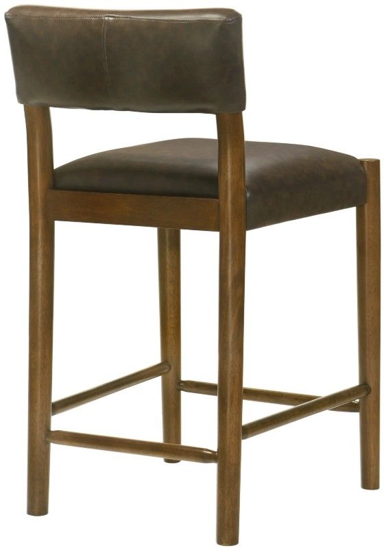 Armen Living Bennet 6-Piece Brown/Walnut Counter Stool Set-3