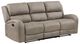 Homelegance® Pagosa Brown Manual Double Reclining Sofa-0