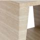 Classic Home Rosen Beige Travertine Outdoor End Table-4