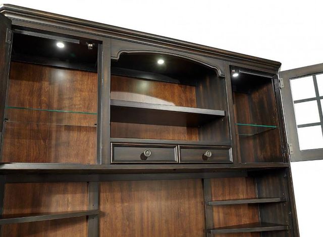 aspenhome® Hampton Black Cherry 67" Credenza and Hutch-3
