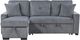 Homelegance® Rhett 3-Piece Gray Right-Arm Facing Reversible Sleeper Sectional-4