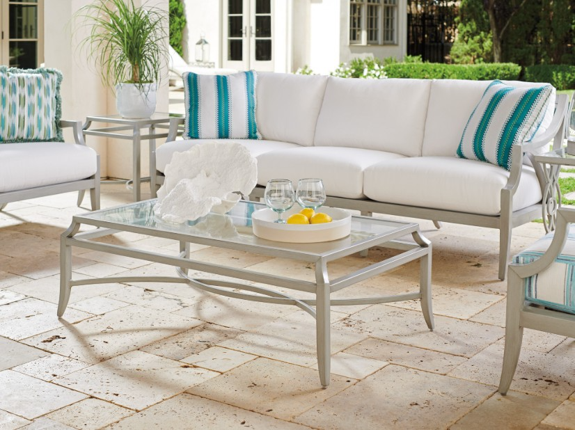 Tommy Bahama Outdoor Living Silver Sands Cocktail Table - Thumbnail 2