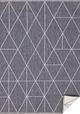 Kalora Interiors Bristol Cream/Grey 5'x8' Style 1 Indoor/Outdoor Area Rug-0