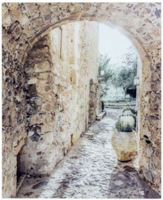 YHD Village Passage Glass Art-0