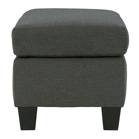 Signature Design by Ashley® Bayonne Charcoal Ottoman-2