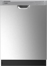 Whirlpool® 24" Stainless Steel Front Control Built In Dishwasher
