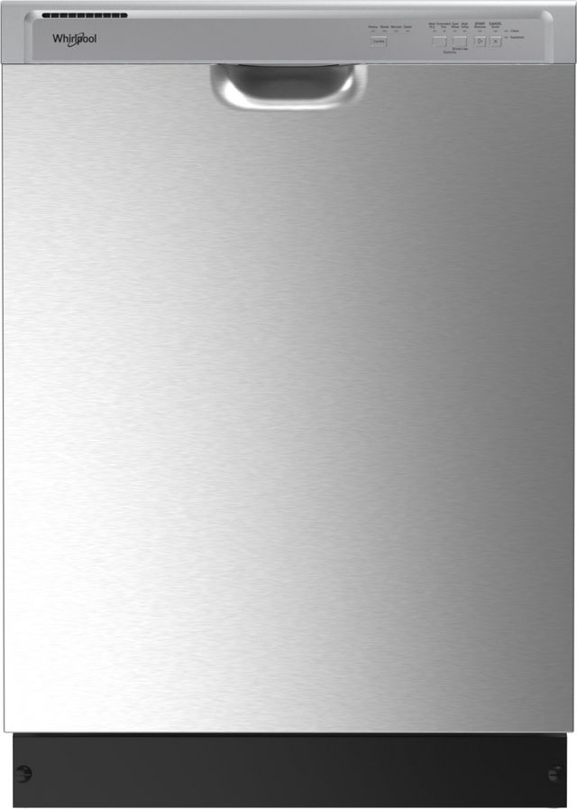 Whirlpool® 24" Stainless Steel Front Control Built In Dishwasher
