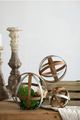 A & B Home Brown/Gray 8" Decorative Ball-1
