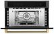 ZLINE Autograph Edition 30" 1.6 Cu. Ft. Black Stainless Steel Built-in Convection Microwave Oven with Champagne Bronze Helix Handle-4