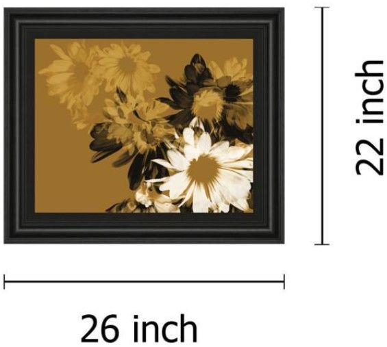Classy Living A. Project Golden Bloom Il 26" Wall Art-2