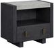Bernards Moden Java Nightstand with Cement Top-0