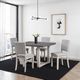 Furniture of America® Sauro 4-Piece Gray Upholstered Side Chair-0