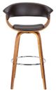 Armen Living Julyssa Brown 26" Swivel Counter Stool-1