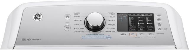 GE® 4.8 Cu. Ft. White Top Load Washer-3