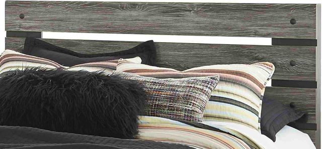 Signature Design by Ashley® Cazenfeld 2-Piece Black/Gray Queen Panel Headboard Set-1