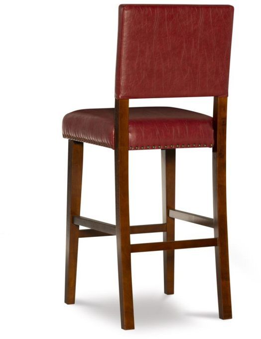 Linon Brook Red Bar Stool-1