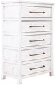 International Furniture Direct White Roots White Chest-0
