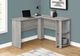 Monarch Specialties Inc. Gray L-Shaped Desk-3