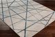 Surya Impulse Cream/Deep Teal 4'x6' Area Rug-4