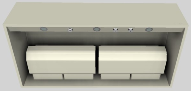 Vent-A-Hood® 48" Biscuit Wall Mounted Range Hood-3