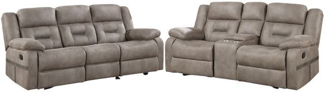 Steve Silver Co. Abilene 2-Piece Tan Manual Reclining Seating Set