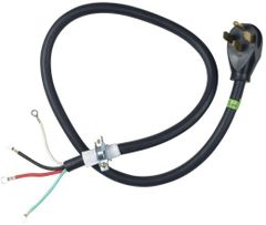 Whirlpool 4' 4-Wire 30 Amp Dryer Cord