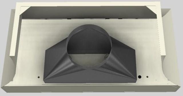 Vent-A-Hood® Designer Series 48" Biscuit Wall Mounted Range Hood-2