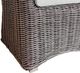 Enclover Cosmos Brown/Granite Arm Dining Chair-1